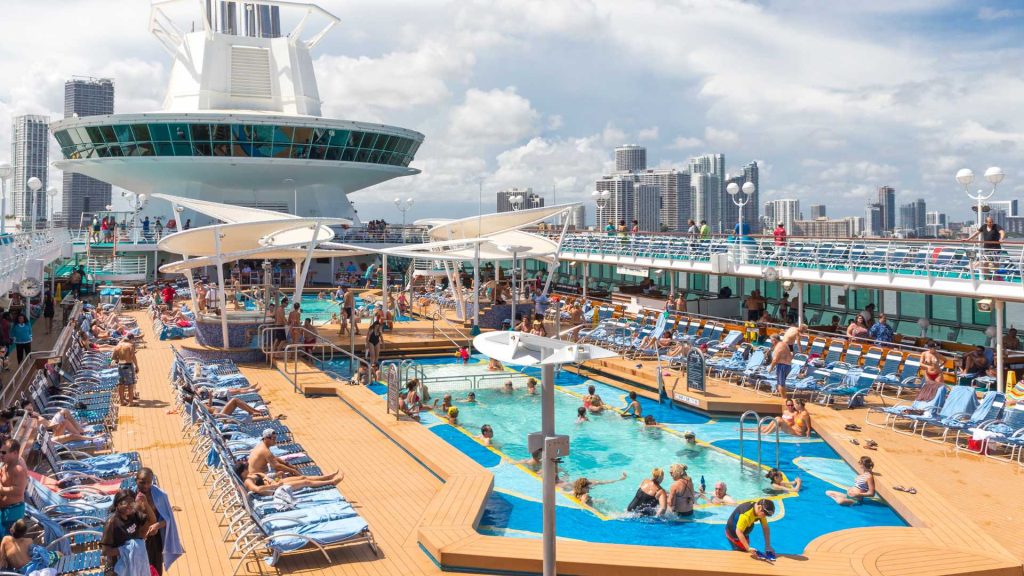 On a cruise ship